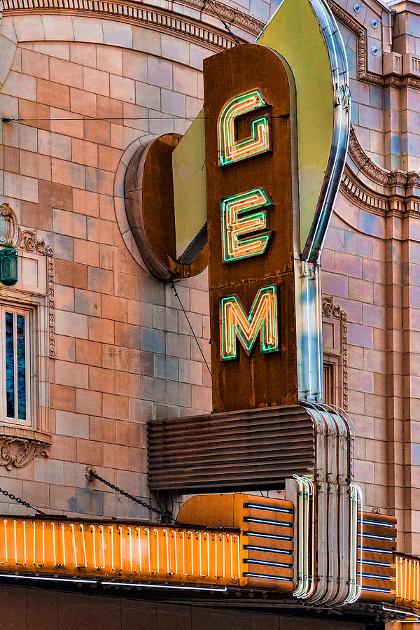 Gem Theater In Kansas City Photograph by Steven Bateson
