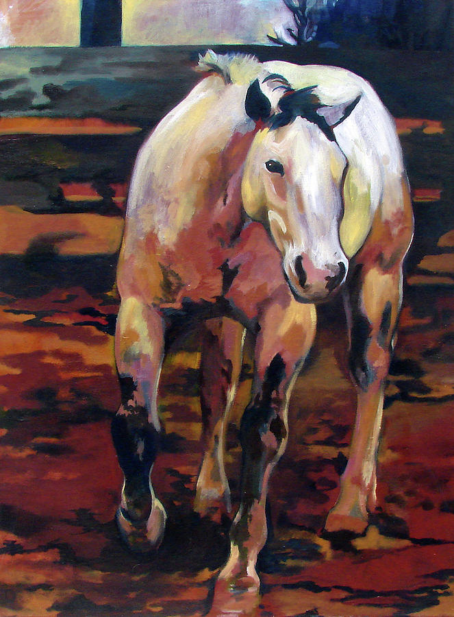 Horse Painting - Gemini by Idie Karr