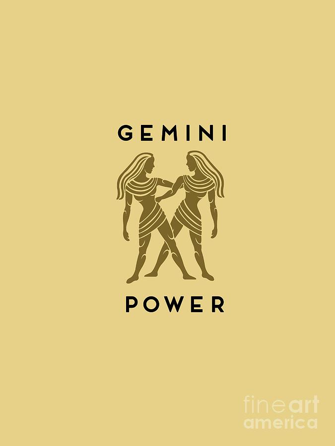Gemini Power Digital Art by Judy Hall-Folde