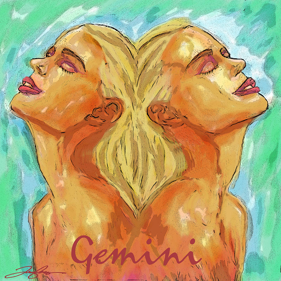 Gemini Painting by Tony Franza