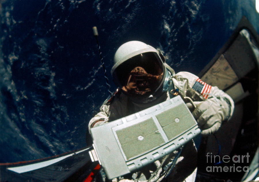 GEMINI12 Shuttle Mission 1966 Astronaut Edwin E Aldrin Jr Photograph by Vintage Collectables