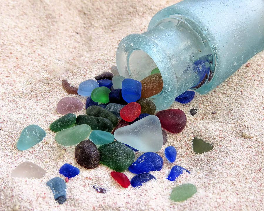 Gems in a Bottle Photograph by Janice Drew