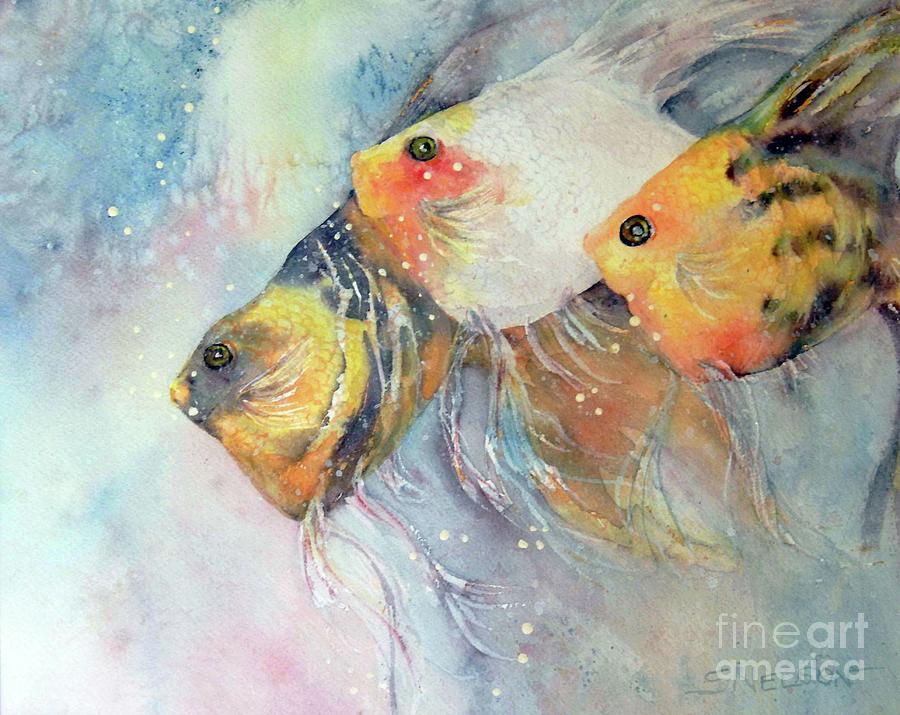 Gems Of The Sea Painting by Sharon Nelson-Bianco