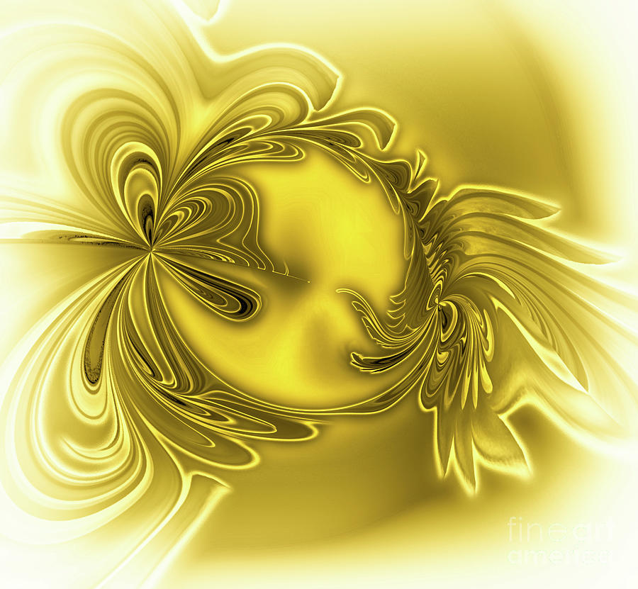 Gemstone Gold Digital Art by Eva-Maria Di Bella