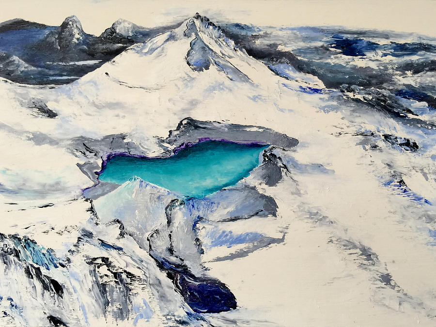 Gemstone Lake Painting by Terry R MacDonald