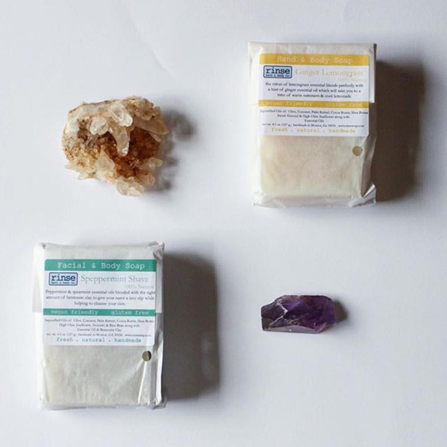 Gemstones And Hand Crafted Soaps (i Photograph by Andrea Osstifin