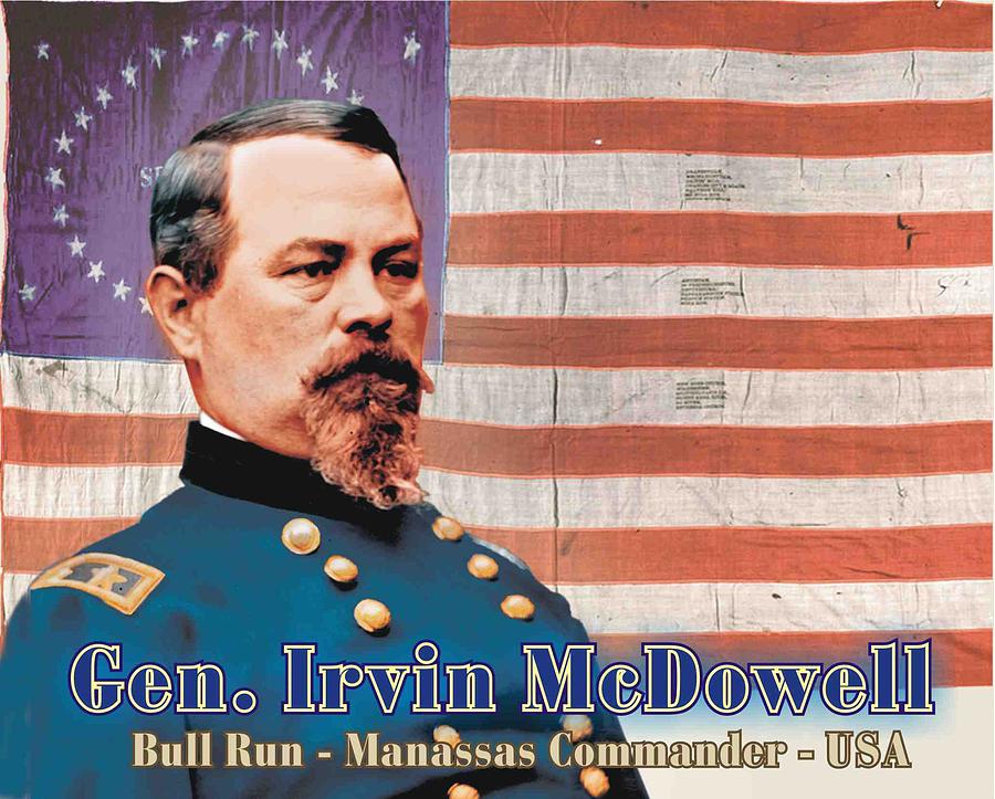 Gen. Irvin McDowell Digital Art by Harry West