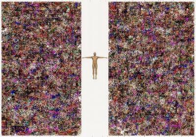 Human Painting - Gene Pool by Peter Schwartz Human Painting - Gene Pool by Peter Schwartz
