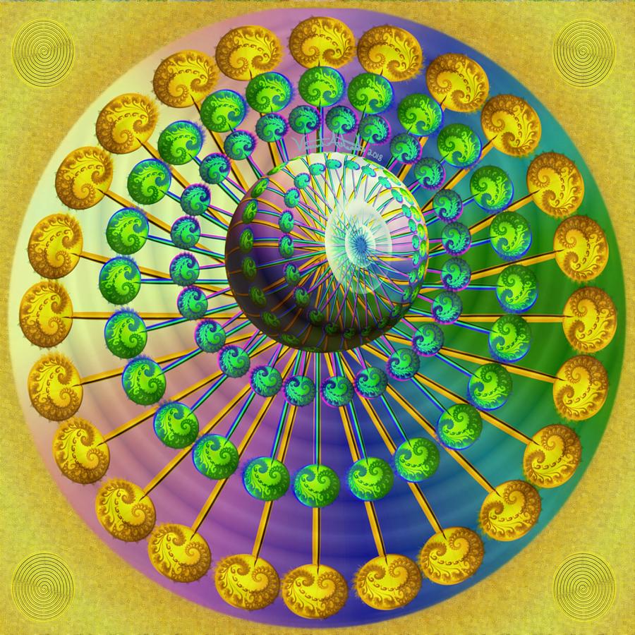 Square Digital Art - Gene Pool by Vincent Autenrieb Square Digital Art - Gene Pool by Vincent Autenrieb