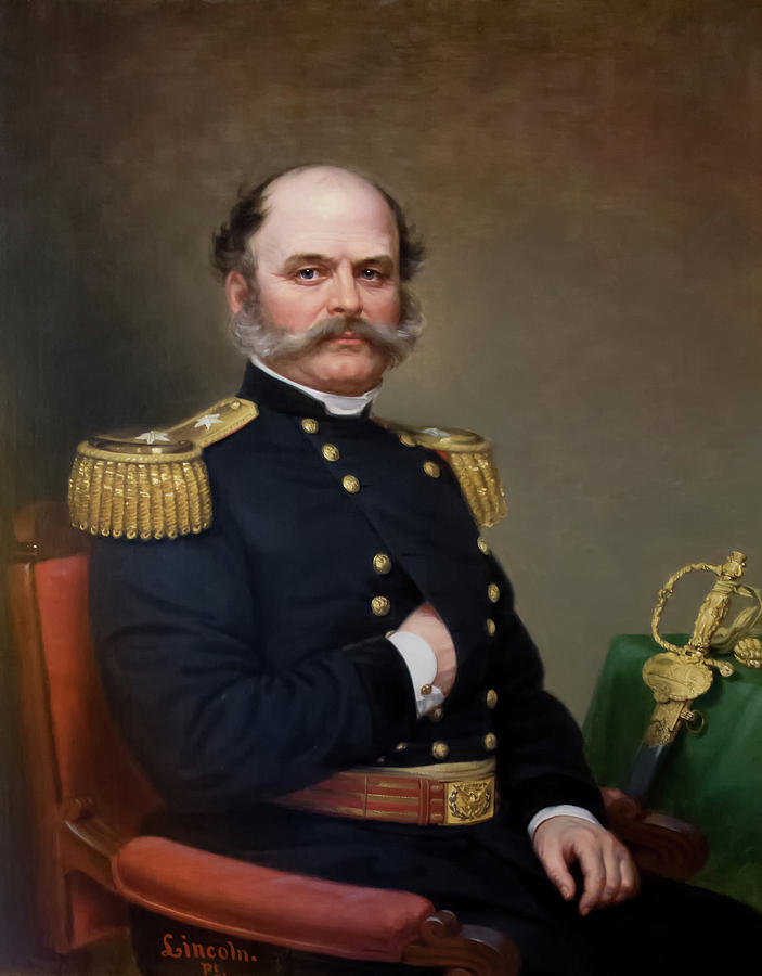General Ambrose Burnside Painting by Mountain Dreams
