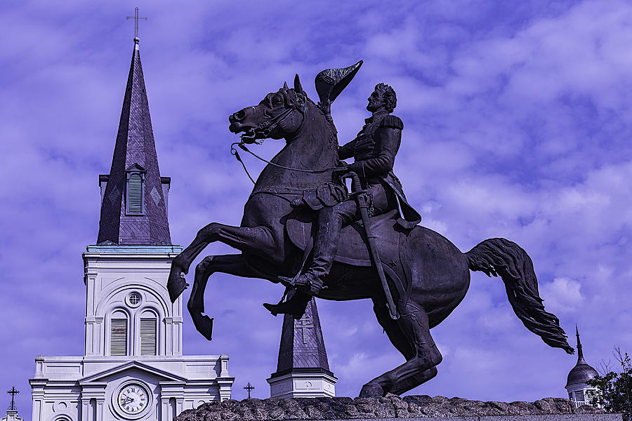 New Orleans Photograph - General Andrew Jackson Stature by Garry Gay