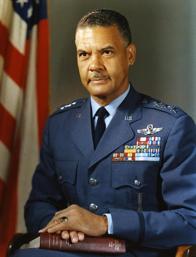 Us Air Force Photograph - General Benjamin O. Davis Jr. - An Aviation Pioneer by War Is Hell Store