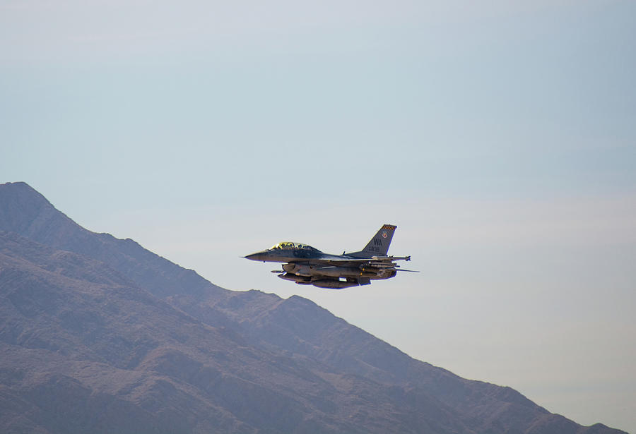 General Dynamics F-16 WA 839 - Nellis AFB Photograph by John Black