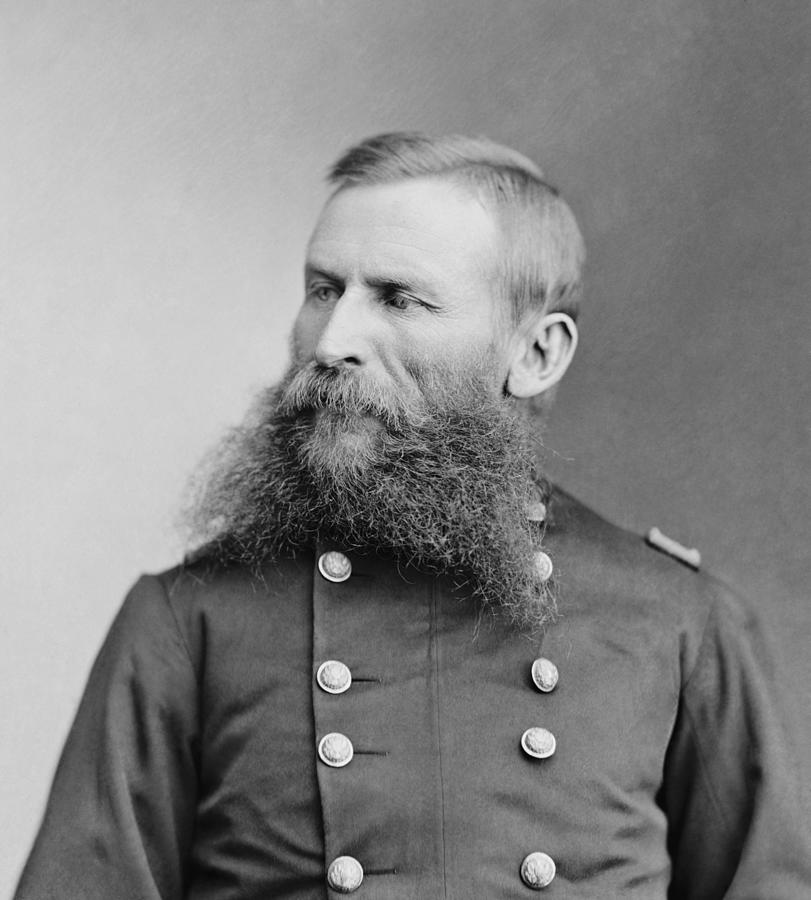 General George Crook - American Civil War  Photograph by War Is Hell Store