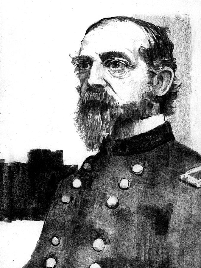 General George Meade Drawing by Paul Sachtleben