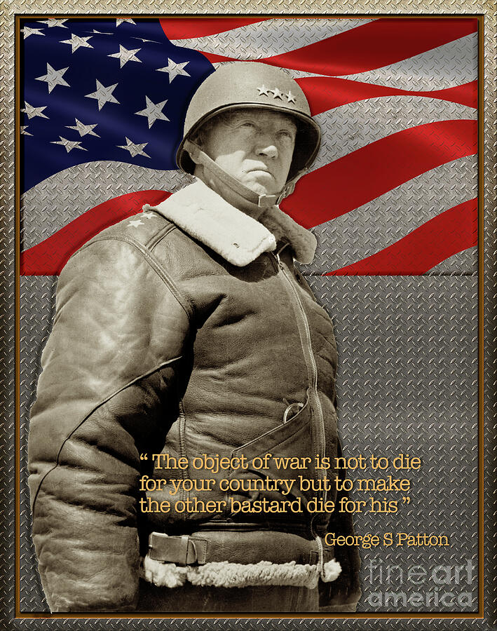 General George S Patton Photograph by Carlos Diaz