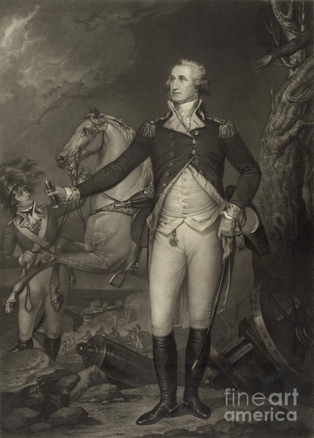 General George Washington, Battle Photograph by Science Source
