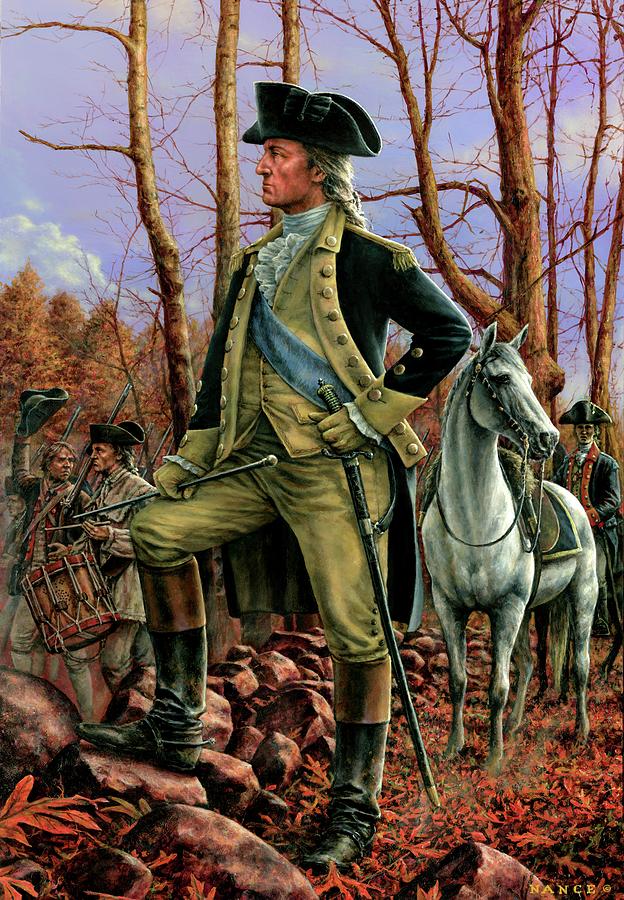 George Washington Painting - General George Washington by Dan Nance