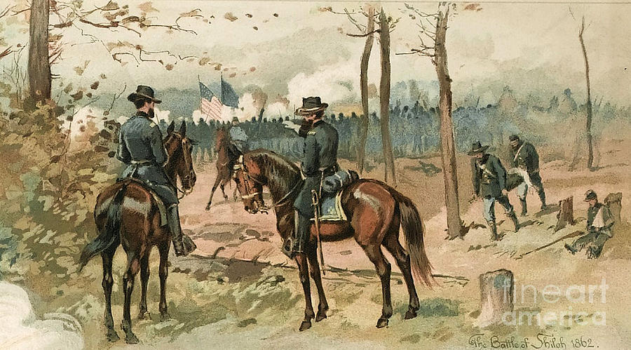 Ulysses Grant Photograph - General Grant, Battle Of Shiloh, 1862 by Wellcome Images