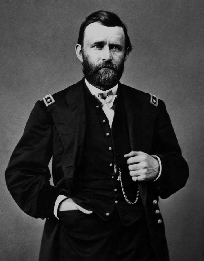 Ulysses Grant Photograph - General Grant During The Civil War by War Is Hell Store