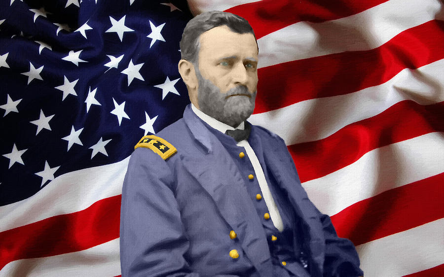 General Grant Painting by William Mace