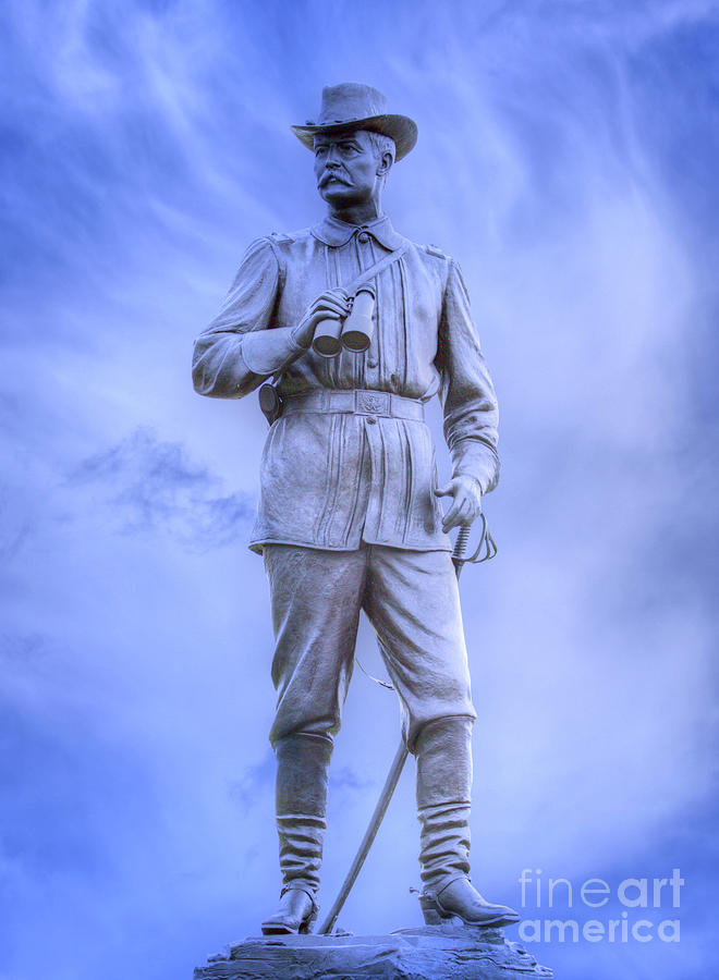 General John Buford Gettysburg Battlefield Digital Art by Randy Steele