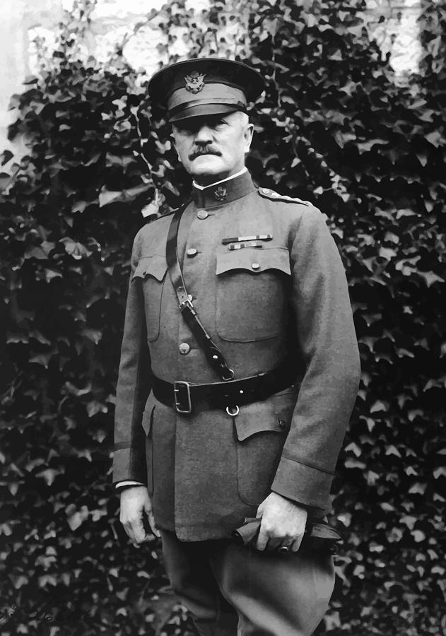 General John J. Pershing Painting by War Is Hell Store