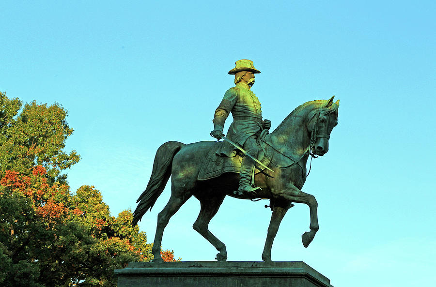General John Logan On Horseback Photograph by Cora Wandel