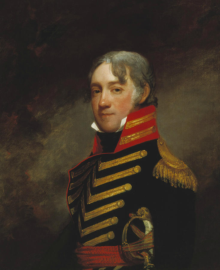 General John R. Fenwick Painting by Gilbert Stuart
