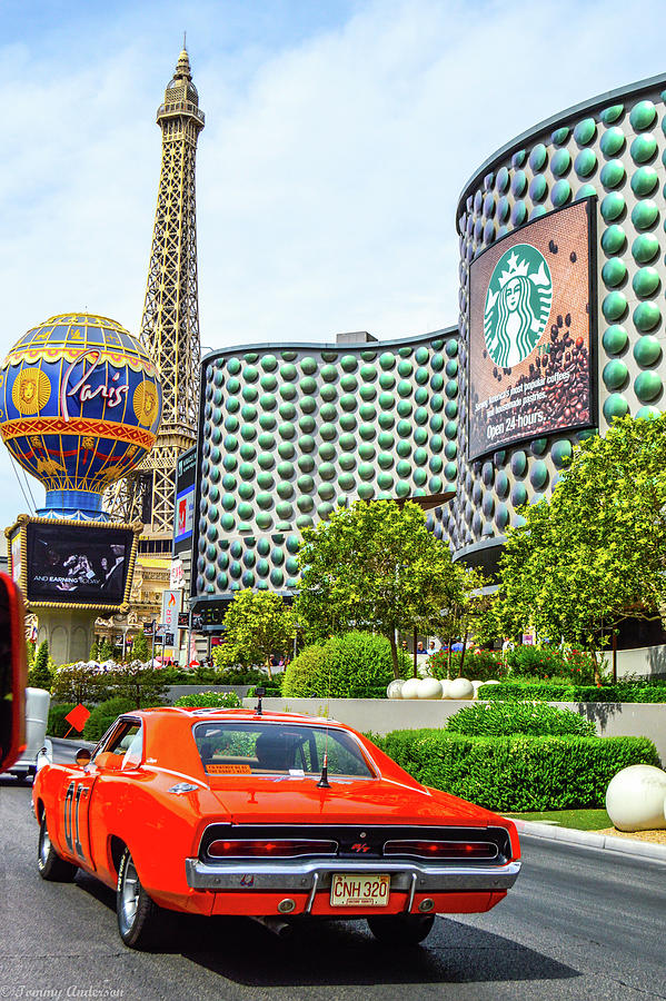 General Lee on the Vegas Strip Photograph by Tommy Anderson