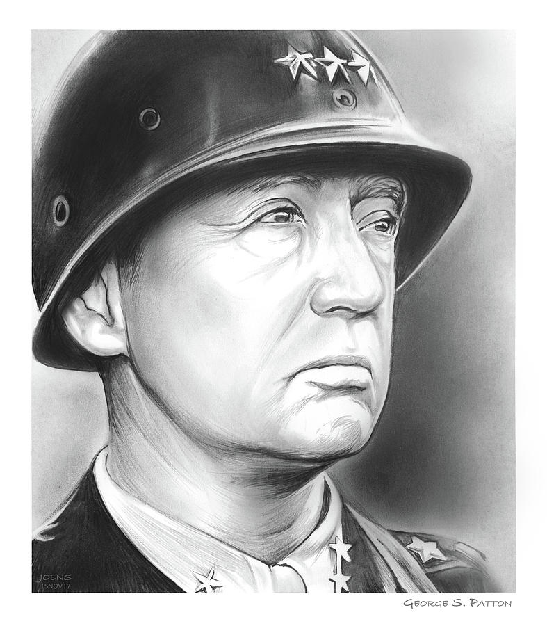 General Patton Drawing