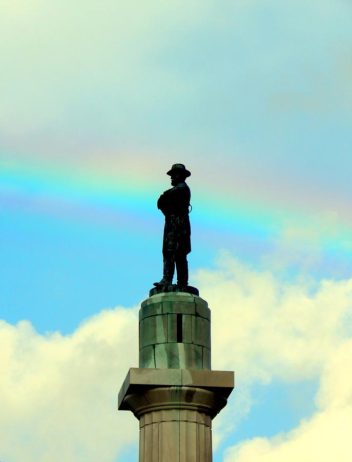 General Robert E. Lee Statue  Retro Spectrum In New Olreans Photograph by Michael Hoard