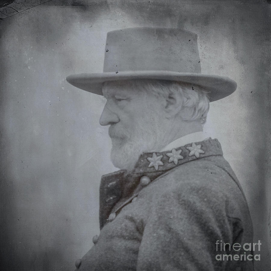 General Robert E Lee Portrait  Digital Art by Randy Steele