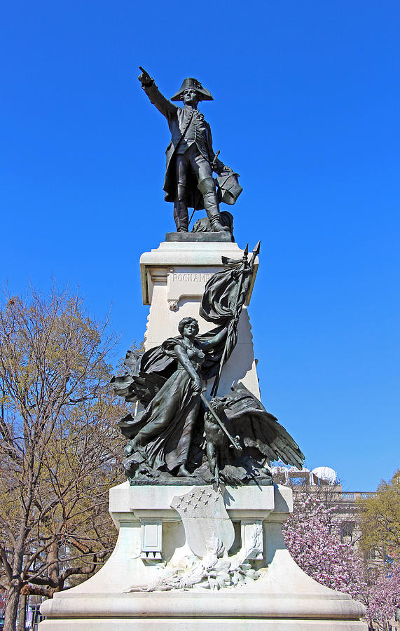General Rochambeau Memorial Photograph by Cora Wandel