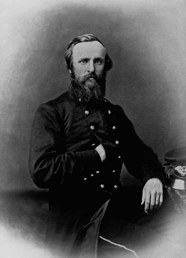 General Rutherford B. Hayes - Civil War Photograph by War Is Hell Store