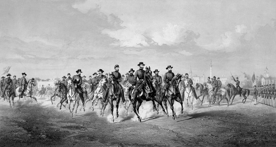 General Sherman At Savannah Georgia Drawing by War Is Hell Store