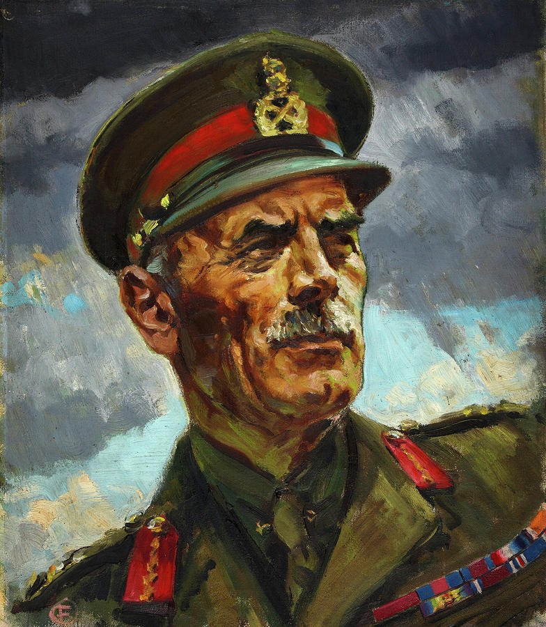General Sir Alan Cunningham Painting by Mountain Dreams