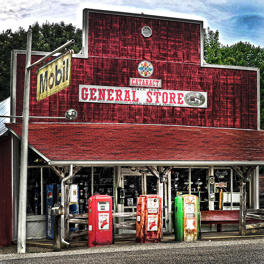 General Store Cataract In. Photograph by Randall Branham
