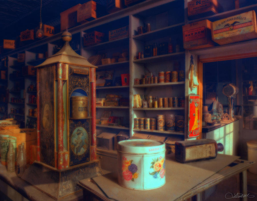 General Store for Canvas Photograph by Lar Matre