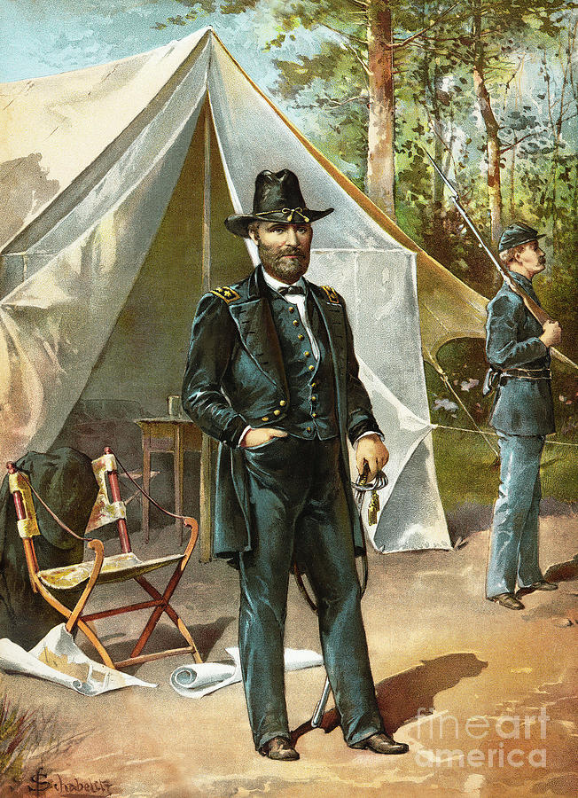 General Ulysees S Grant  Painting by American School