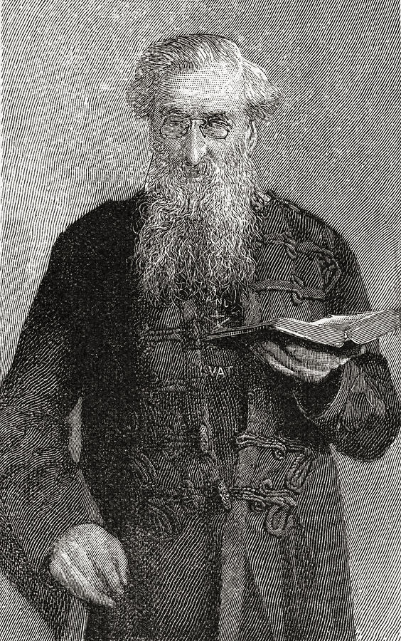 Portrait Drawing - General William Booth, 1829 by Vintage Design Pics
