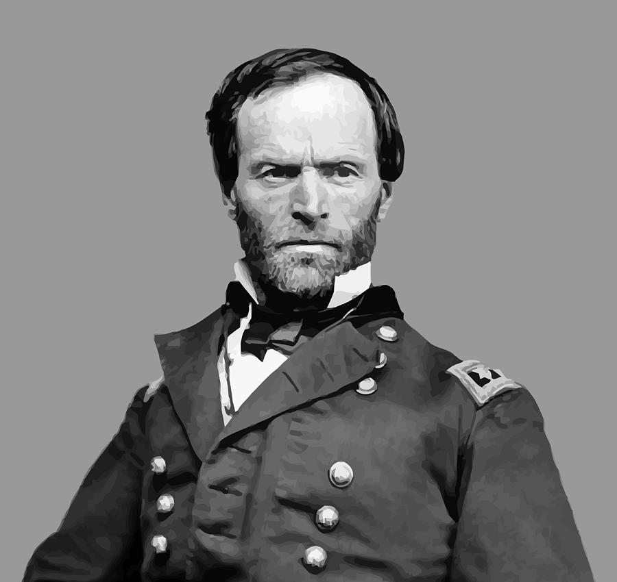 General William Tecumseh Sherman Painting