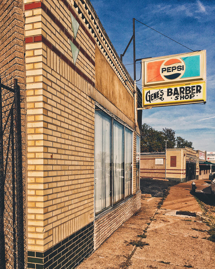 Gene&#39;s Barber Shop - The Hill - St. Louis Photograph by Dylan Murphy