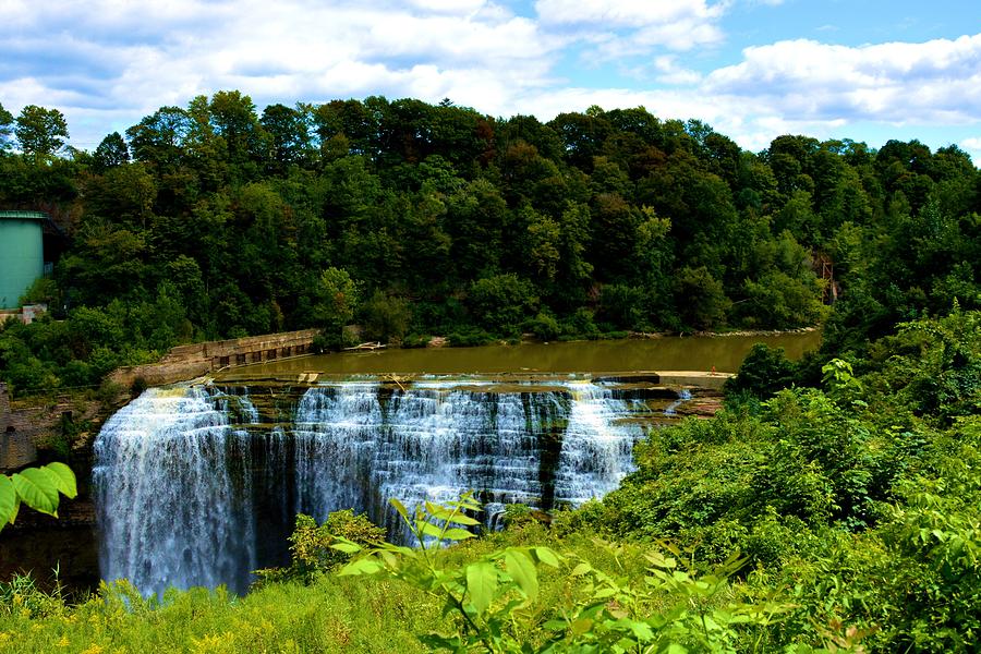 Genesee River Lower Falls Photograph By Nancy Jenkins Fine Art America