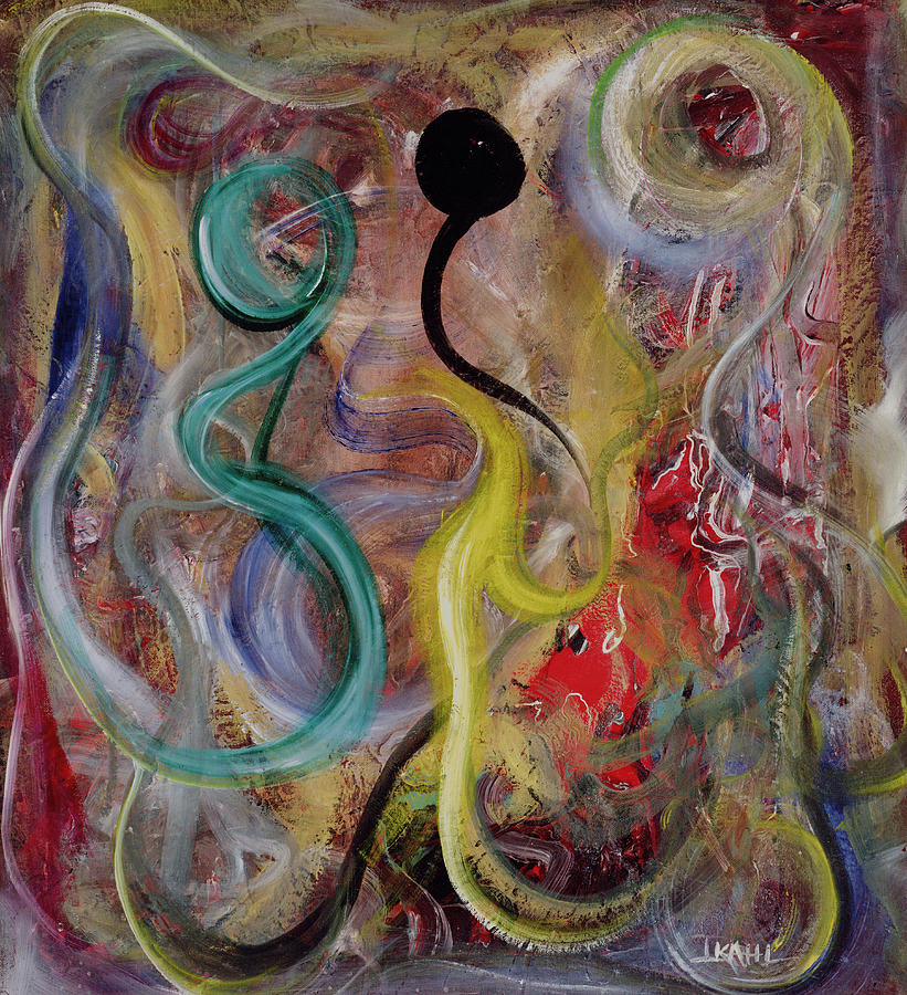 Abstract Painting - Genesis by Ikahl Beckford