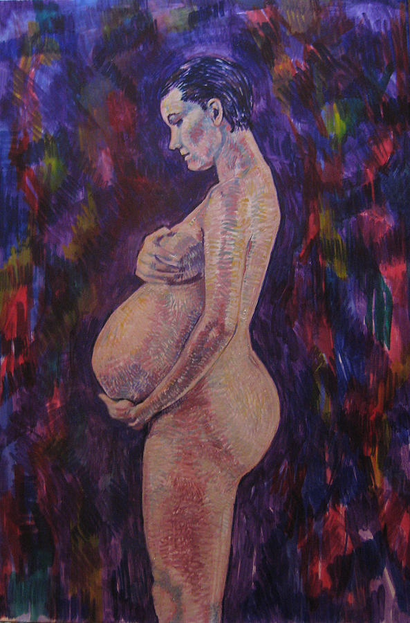 Nude Painting - Genesis by Misa Dudic