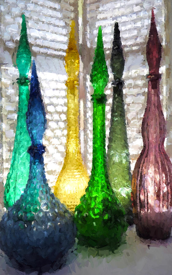 Genie Bottles Photograph by Denise Beverly