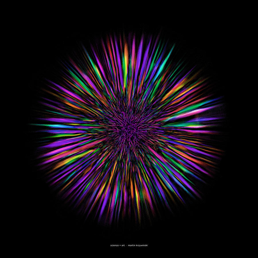 Genome burst Digital Art by Martin Krzywinski