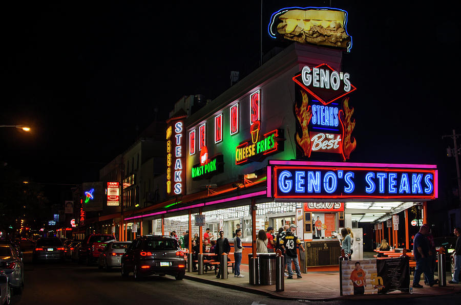 Genos Steaks of South Philly Photograph by Bill Cannon