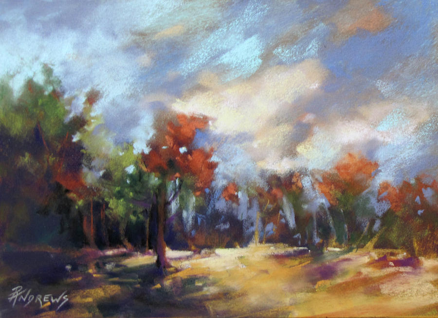 Tree Painting - Gentle Breezes by Rae Andrews
